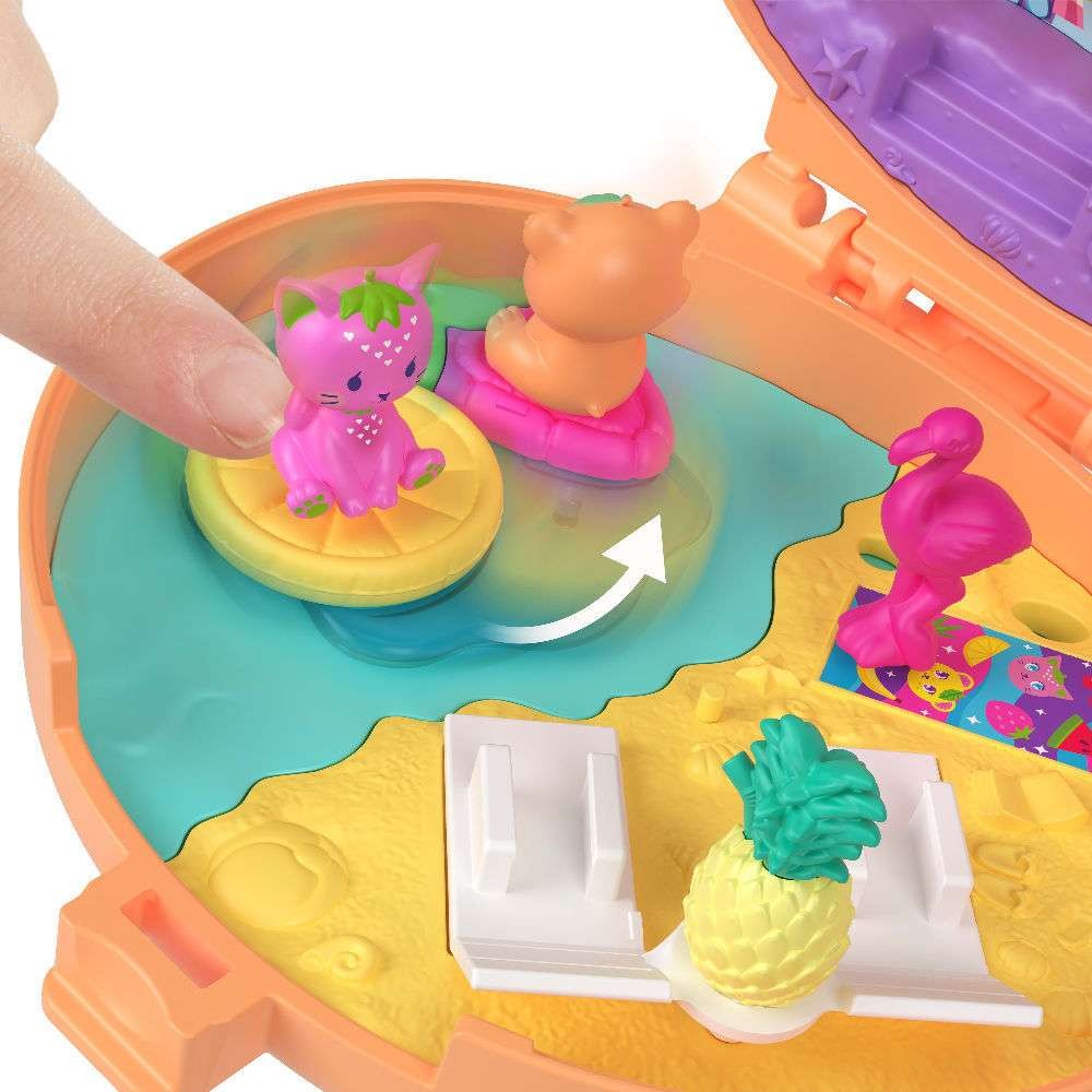POLLY POCKET MINI ΛΟΥΤΡΙΝΟ ΑΡΚΟΥΔΑΚΙ COMPACT ΣΕΤ ΠΑΙΧΝΙΔΙΟΥ (JKC79)