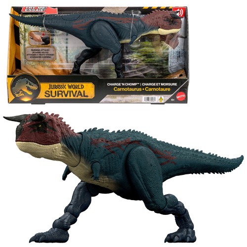 JURASSIC WORLD SURVIVAL ΚΑΡΝΟΤΑΥΡΟΣ ΠΟΥ ΔΑΓΚΩΝΕΙ ΚΙ ΕΠΙΤΙΘΕΤΑΙ (JKG85)
