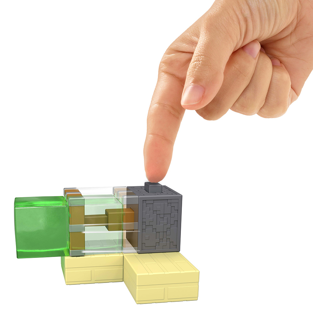 MINECRAFT REDSTONE CHARGED STICKY PISTON TRAP (JKK01)