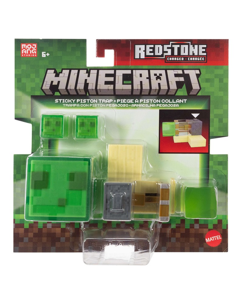 MINECRAFT REDSTONE CHARGED STICKY PISTON TRAP (JKK01)