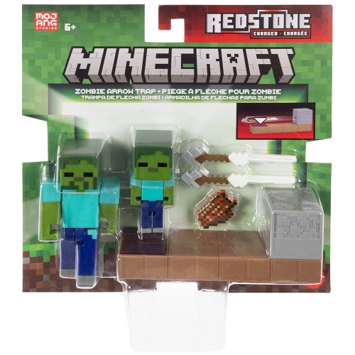 MINECRAFT REDSTONE CHARGED ZOMBIE ARROW TRAP (JKK03)