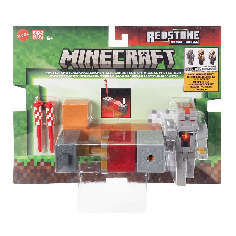 MINECRAFT REDSTONE CHARGED PROTECTOR'S FIREWORK LAUNCHER (JKK10)