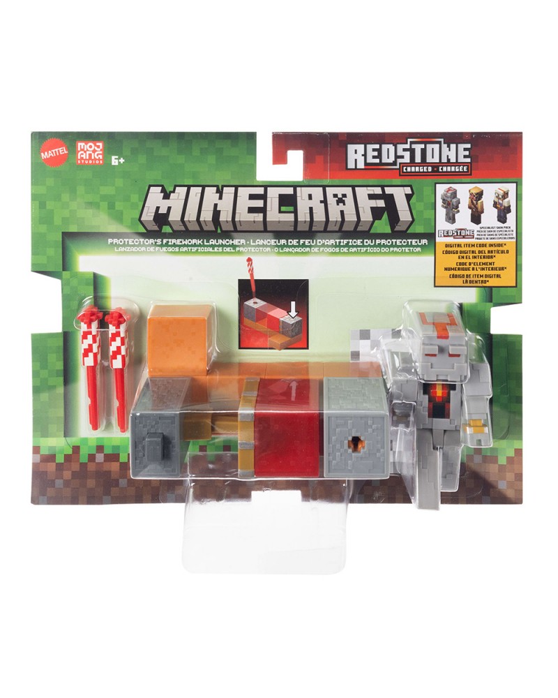 MINECRAFT REDSTONE CHARGED PROTECTOR'S FIREWORK LAUNCHER (JKK10)