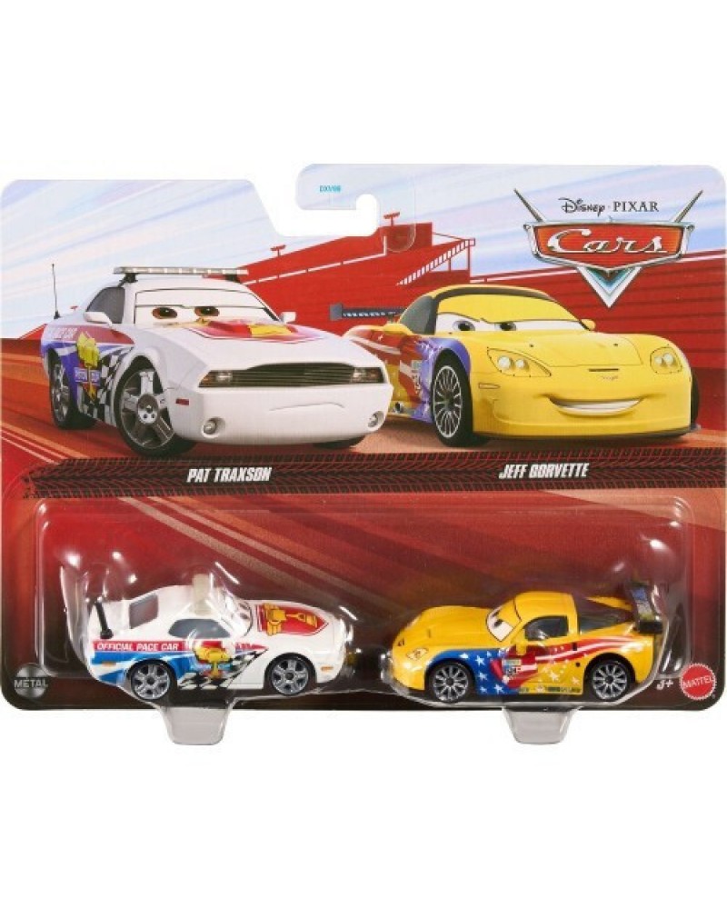 CARS ΑΥΤΟΚΙΝΗΤΑΚΙΑ ΣΕΤ ΤΩΝ 2 PAT TRAXSON & JEFF GORVETTE (JKW72)