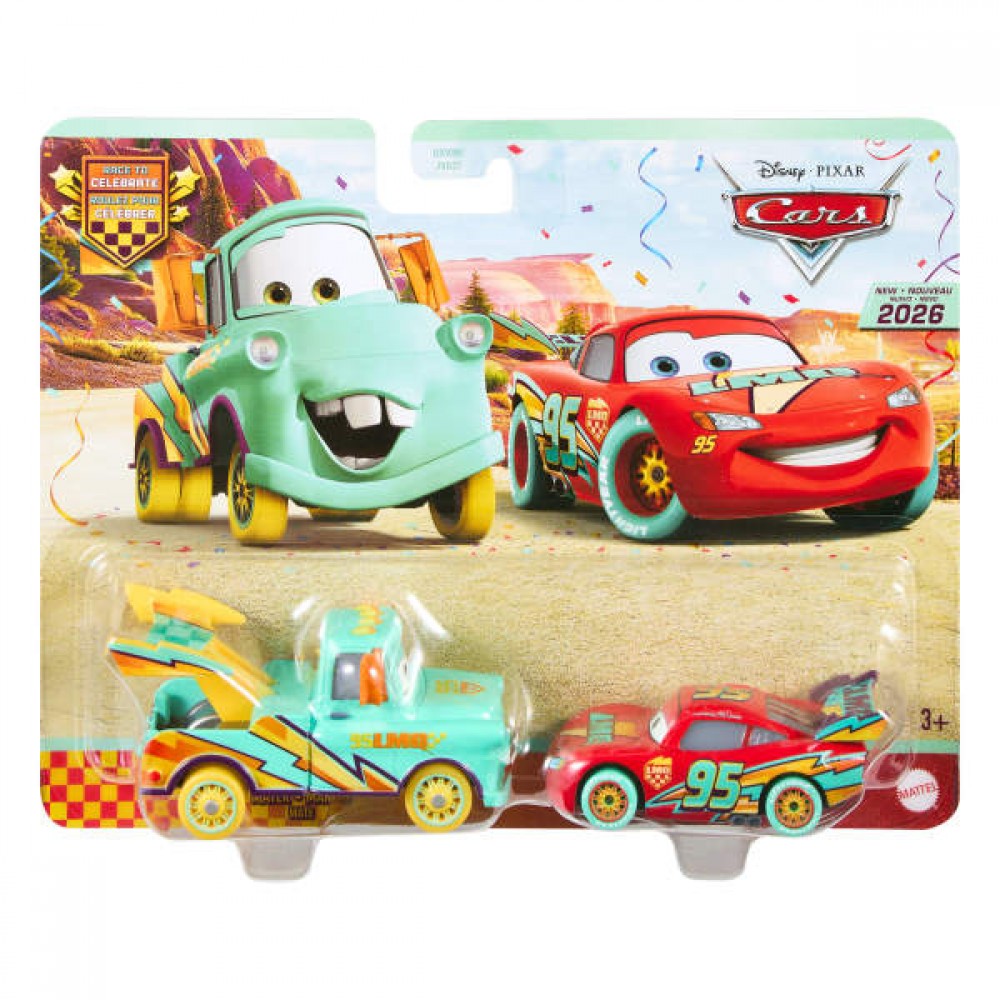 CARS ΑΥΤΟΚΙΝΗΤΑΚΙΑ ΣΕΤ ΤΩΝ 2 MATTER & LIGHTNING McQUEEN (JKW75)