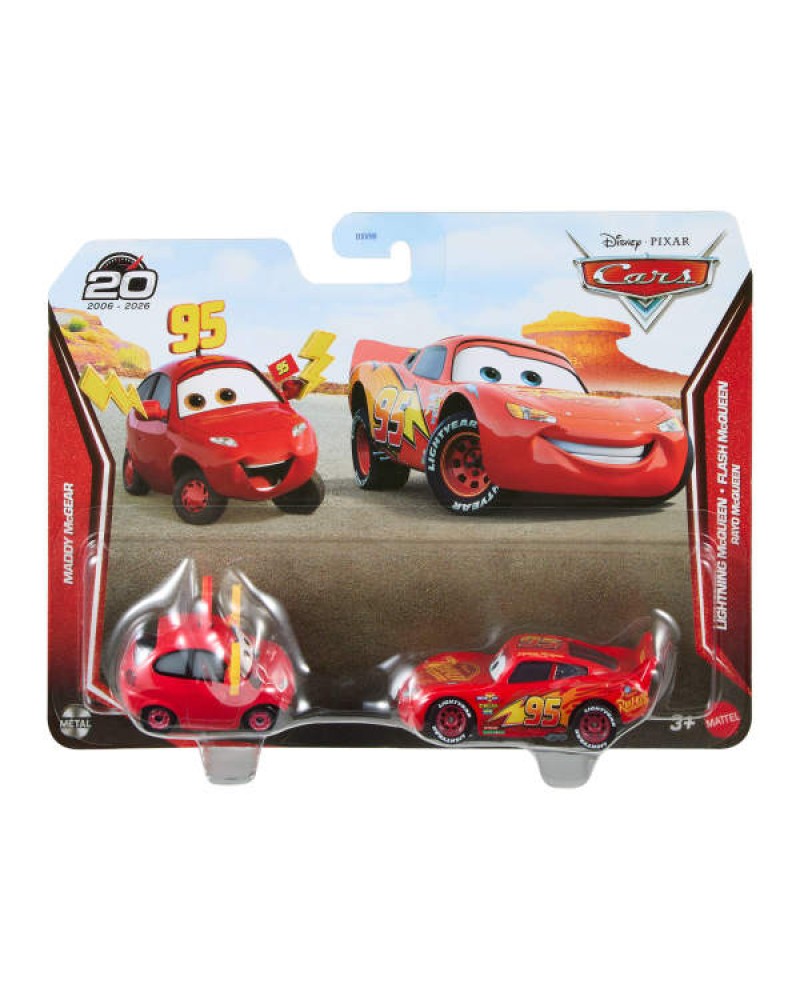 CARS ΑΥΤΟΚΙΝΗΤΑΚΙΑ ΣΕΤ ΤΩΝ 2 MADDY McGEAR & LIGHTNING McQUEEN (JKW76)