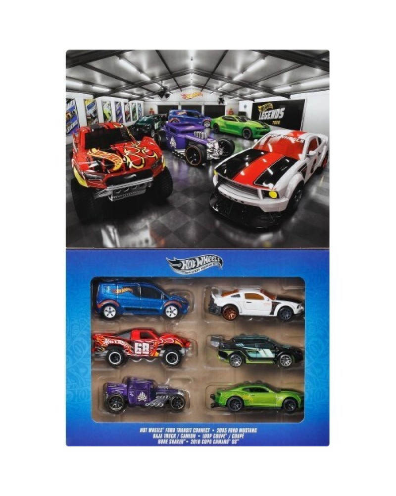 HOT WHEELS ΑΥΤΟΚΙΝΗΤΑΚΙΑ LEGENDS ΣΕΤ ΤΩΝ 6 (JLB24)