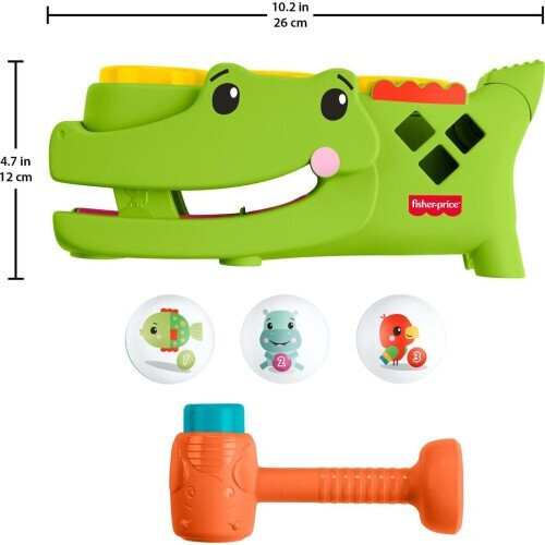FISHER PRICE - ΚΡΟΚΟΔΕΙΛΟΣ ΠΑΙΧΝΙΔΙ ΜΕ ΜΠΑΛΙΤΣΕΣ (JLB94)
