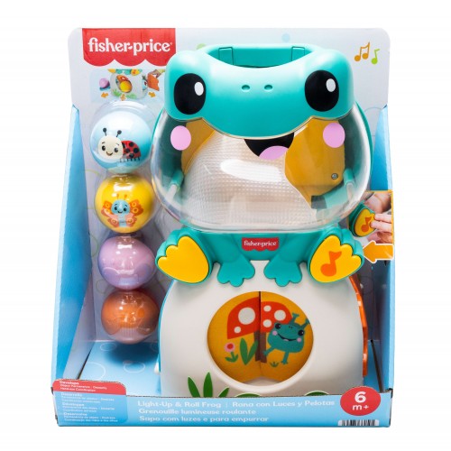 FISHER PRICE ΒΑΤΡΑΧΟΣ ME ΜΠΑΛΙΤΣΕΣ ΗΧΟΙ & ΦΩΤΑ (JLB96)