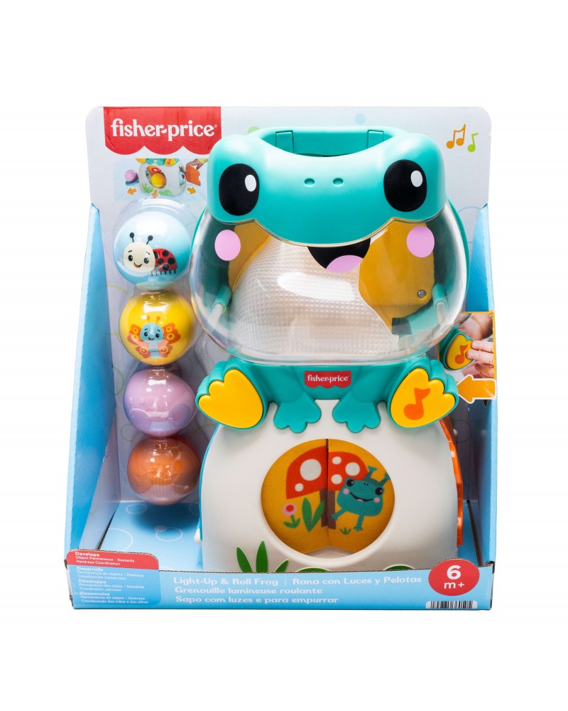 FISHER PRICE ΒΑΤΡΑΧΟΣ ME ΜΠΑΛΙΤΣΕΣ ΗΧΟΙ & ΦΩΤΑ (JLB96)