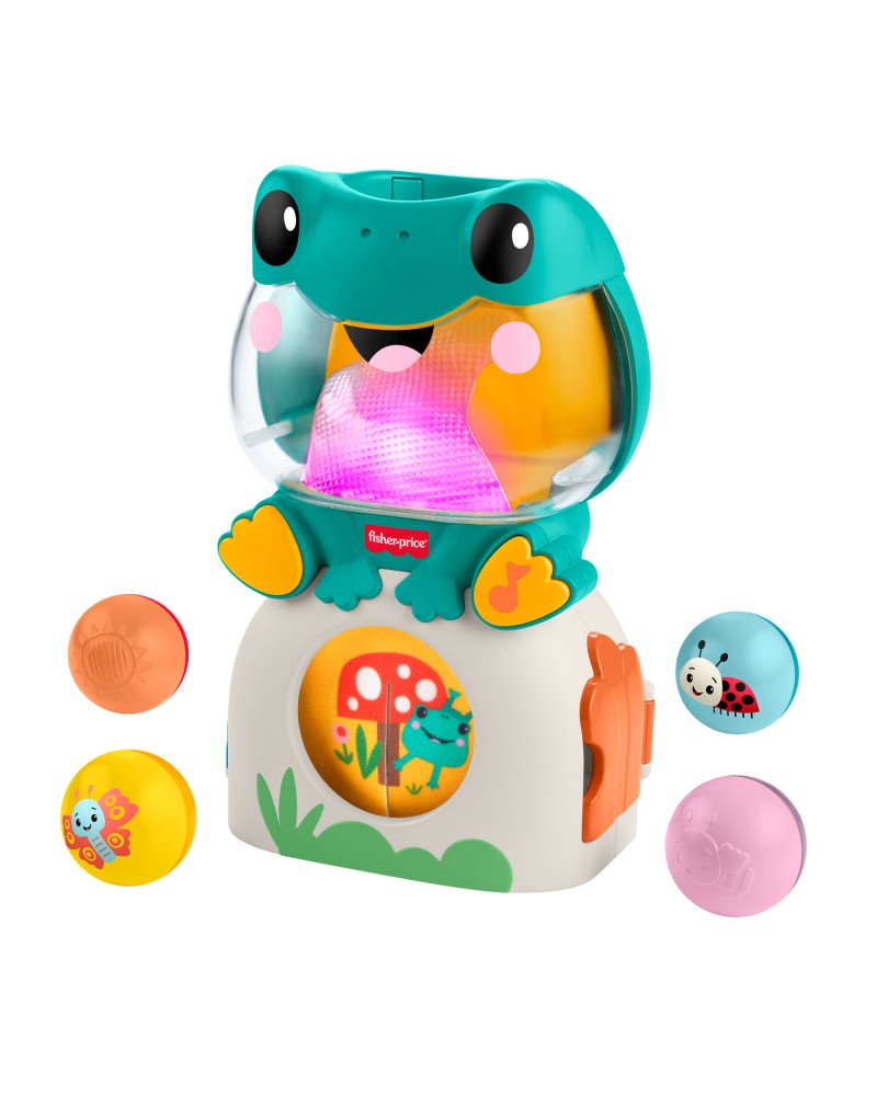 FISHER PRICE ΒΑΤΡΑΧΟΣ ME ΜΠΑΛΙΤΣΕΣ ΗΧΟΙ & ΦΩΤΑ (JLB96)