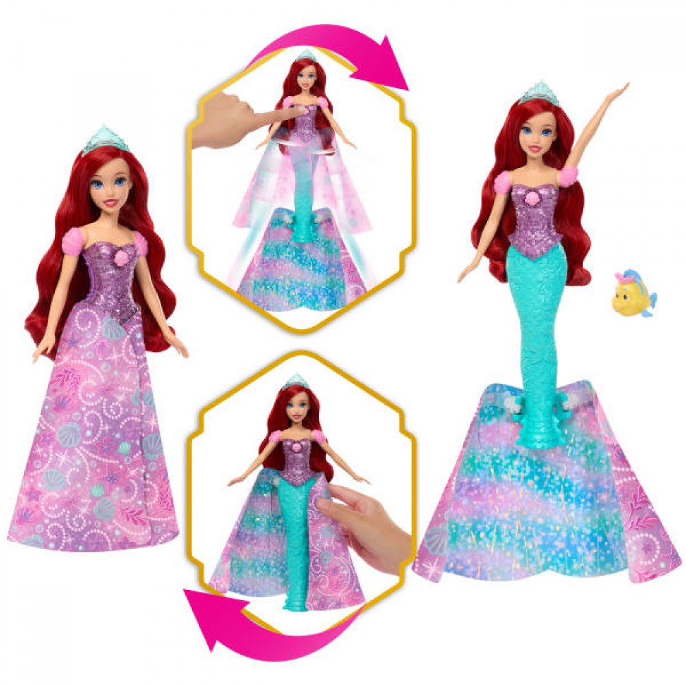 DISNEY PRINCESS  ΑΡΙΕΛ ΠΟΥ ΜΕΤΑΜΟΡΦΩΝΕΤΑΙ (JLK19)
