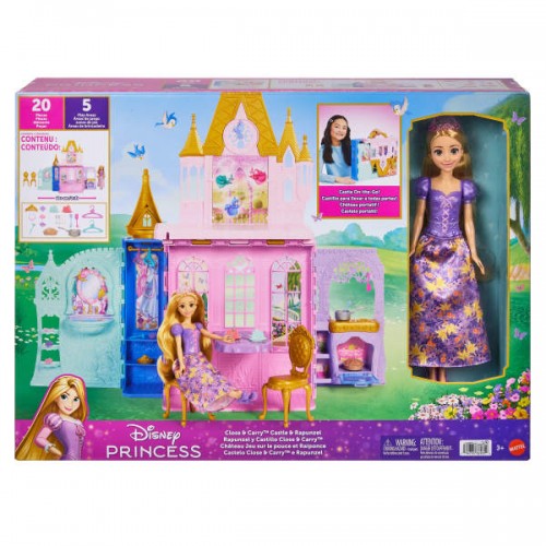 DISNEY PRINCESS ΠΡΙΓΚΙΠΙΚΟ ΚΑΣΤΡΟ-ΒΑΛΙΤΣΑΚΙ & ΚΟΥΚΛΑ (JLK27)