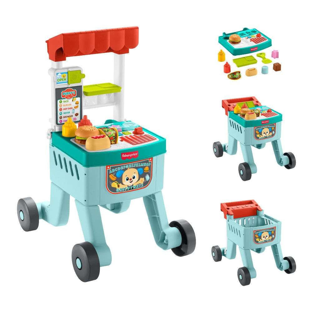 FISHER PRICE LAUGH & LEARN ΕΚΠΑΙΔΕΥΤΙΚΟ ΚΑΡΟΤΣΑΚΙ ΓΙΑ ΨΩΝΙΑ ΣΤΡΑΤΑ 4 ΣΕ 1 (JLM95)
