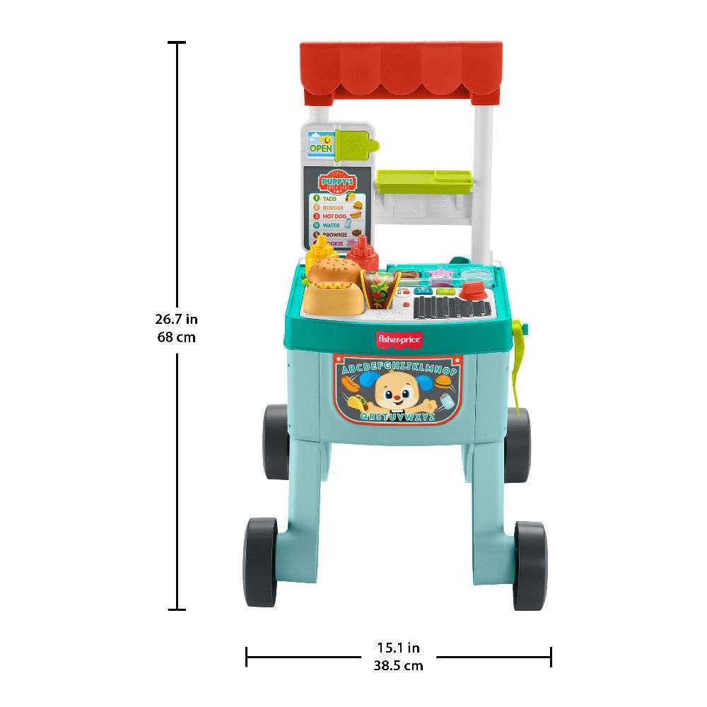 FISHER PRICE LAUGH & LEARN ΕΚΠΑΙΔΕΥΤΙΚΟ ΚΑΡΟΤΣΑΚΙ ΓΙΑ ΨΩΝΙΑ ΣΤΡΑΤΑ 4 ΣΕ 1 (JLM95)