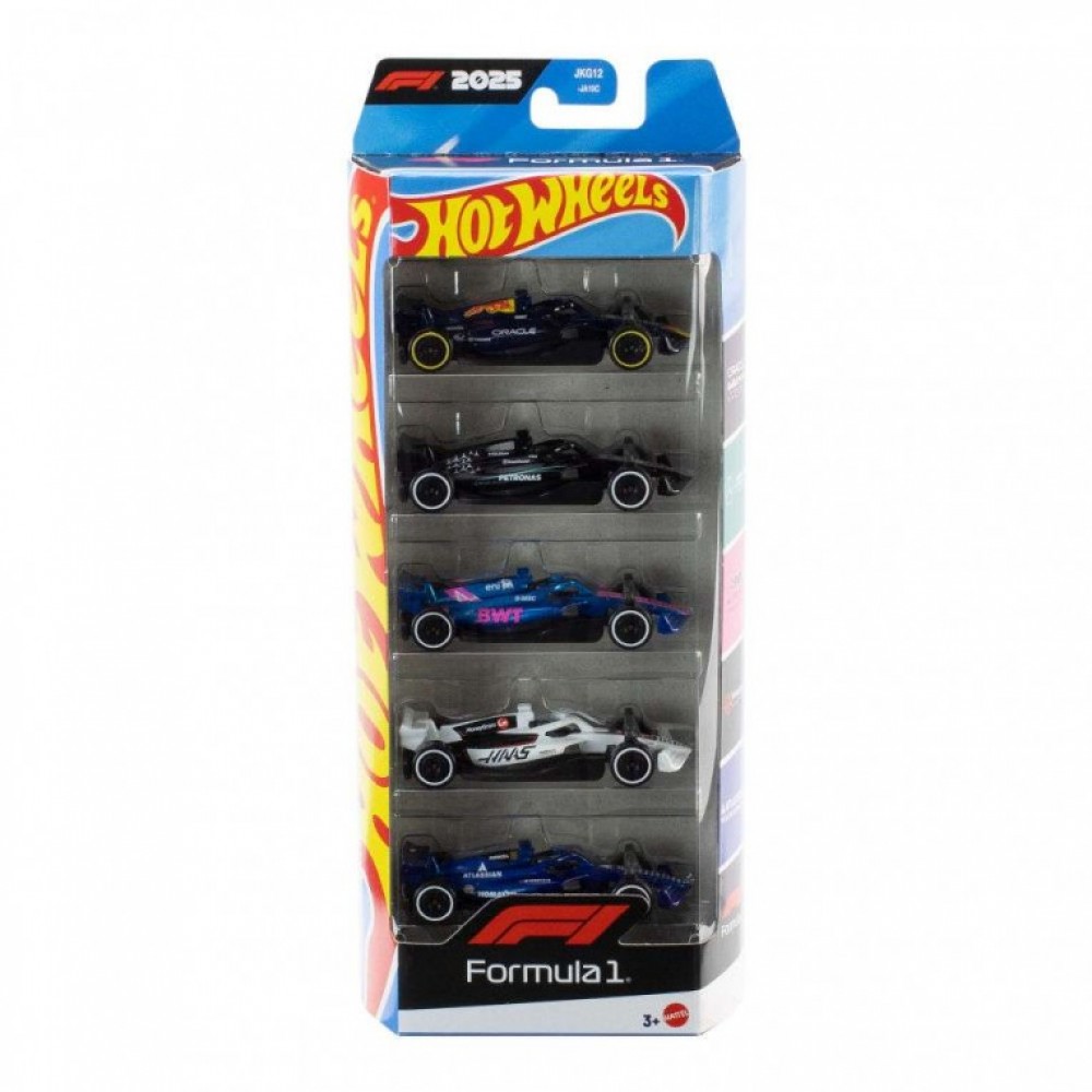 HOT WHEELS AYTOKΙΝΗTAKIA F1 (2026 ΟΜΑΔΕΣ) ΣΕΤ ΤΩΝ 5 (JLN11)