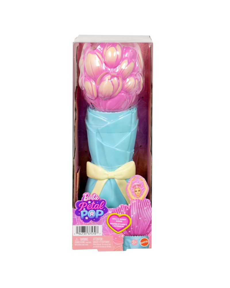 ΛΑΜΠΑΔΑ BARBIE PETAL POP ΡΟΖ ΤΟΥΛΙΠΑ (JMF57)