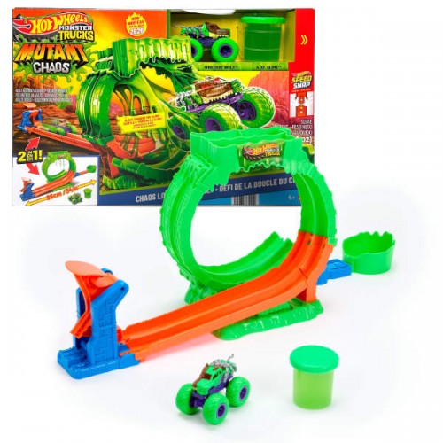 MONSTER TRUCKS ΠΙΣΤΑ ΣΥΓΚΡΟΥΣΗΣ ME SLIME (JMK91)