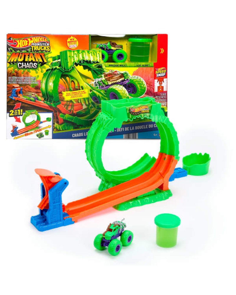 MONSTER TRUCKS ΠΙΣΤΑ ΣΥΓΚΡΟΥΣΗΣ ME SLIME (JMK91)