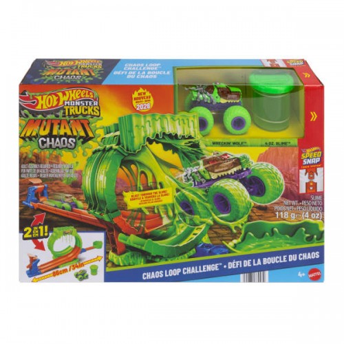 MONSTER TRUCKS ΠΙΣΤΑ ΣΥΓΚΡΟΥΣΗΣ ME SLIME (JMK91)