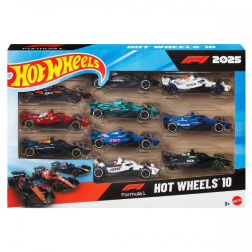 HOT WHEELS AYTOKΙΝΗTAKIA F1 ΣΕΤ ΤΩΝ 10 (JMM24)