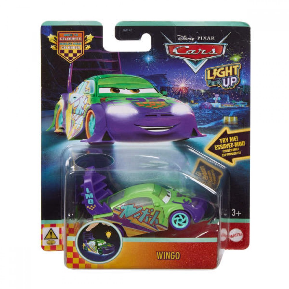 CARS ΑΥΤΟΚΙΝΗΤΑΚΙΑ LIGHT-UP WINGO (JMT47)