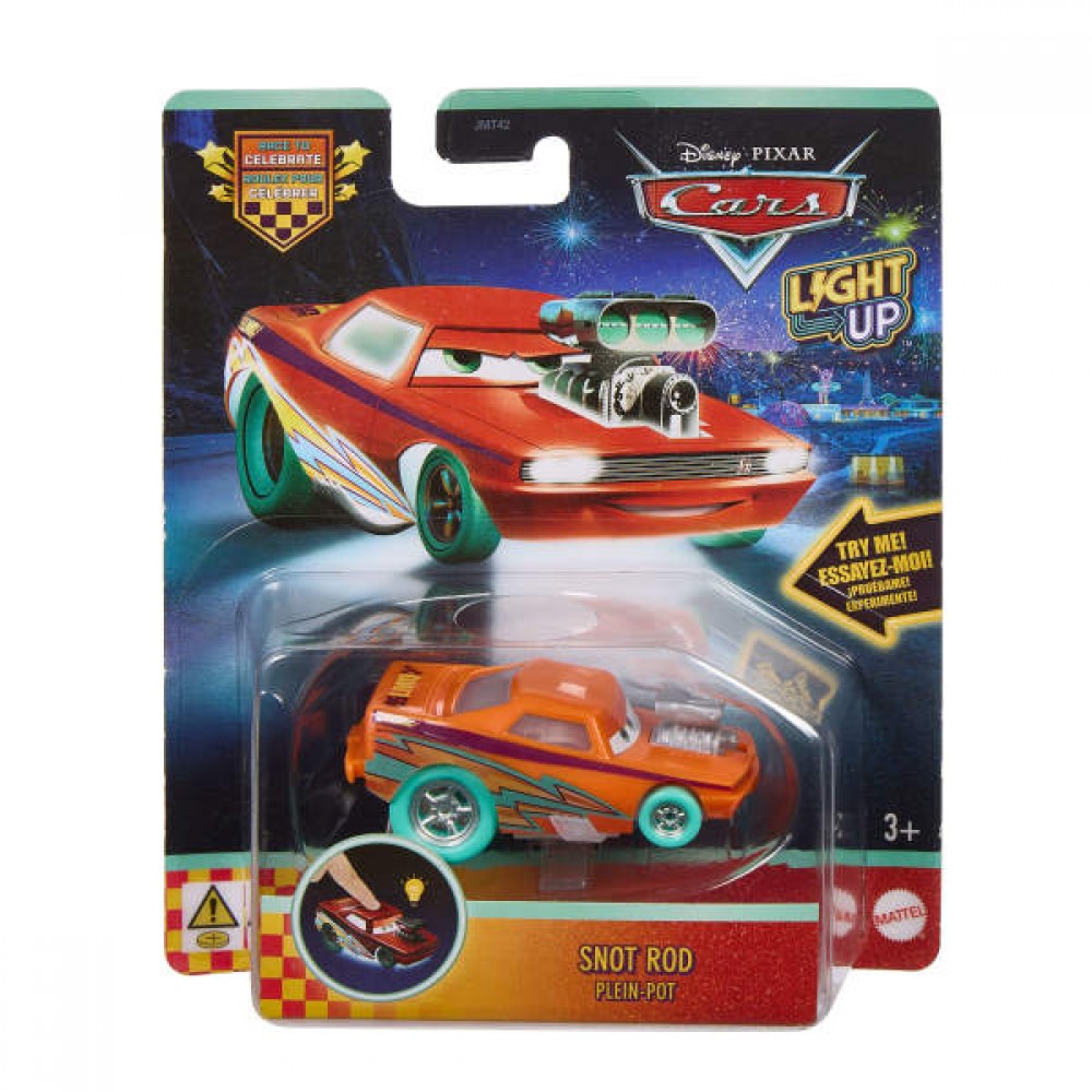 CARS ΑΥΤΟΚΙΝΗΤΑΚΙΑ LIGHT-UP SNOT ROD (JMT48)