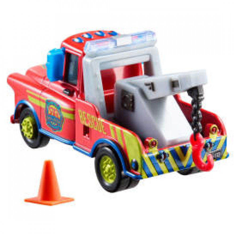 CARS ΑΥΤΟΚΙΝΗΤΑΚΙΑ DC RESCUE MATER ΜΕ ΑΞΕΣΟΥΑΡ (JMX74)