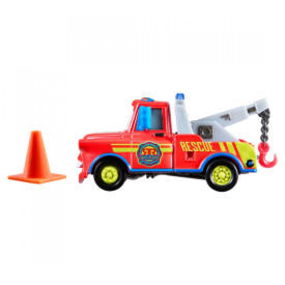 CARS ΑΥΤΟΚΙΝΗΤΑΚΙΑ DC RESCUE MATER ΜΕ ΑΞΕΣΟΥΑΡ (JMX74)