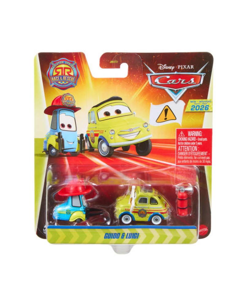 CARS ΑΥΤΟΚΙΝΗΤΑΚΙΑ DC RESCUE LUIGI & GUIDO ΜΕ ΑΞΕΣΟΥΑΡ (JMX75)
