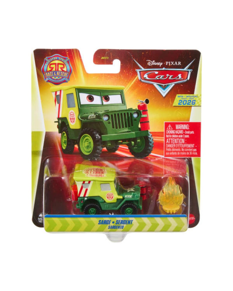 CARS ΑΥΤΟΚΙΝΗΤΑΚΙΑ DC RESCUE SARGE ΜΕ ΑΞΕΣΟΥΑΡ (JMX77)