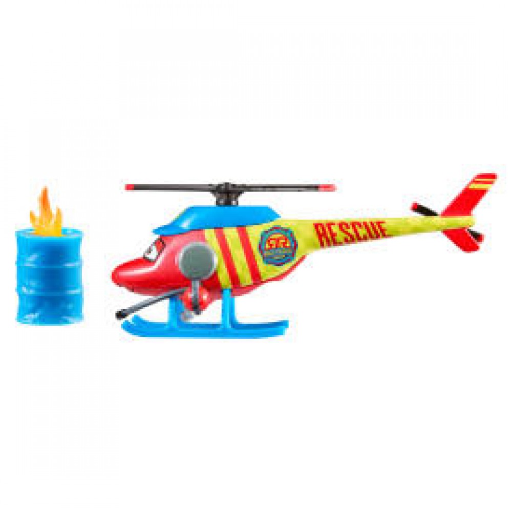 CARS ΑΥΤΟΚΙΝΗΤΑΚΙΑ DC RESCUE HELICOPTER ΜΕ ΑΞΕΣΟΥΑΡ (JMX78)