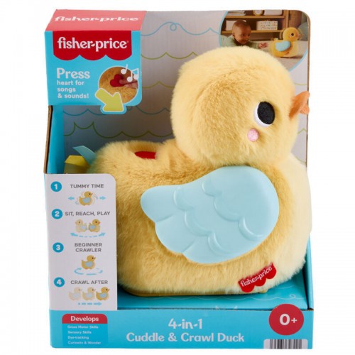 FISHER PRICE - ΜΑΛΑΚΟ ΠΑΠΑΚΙ ΜΕ ΚΙΝΗΣΗ & ΗΧΟΥΣ (JMX99)