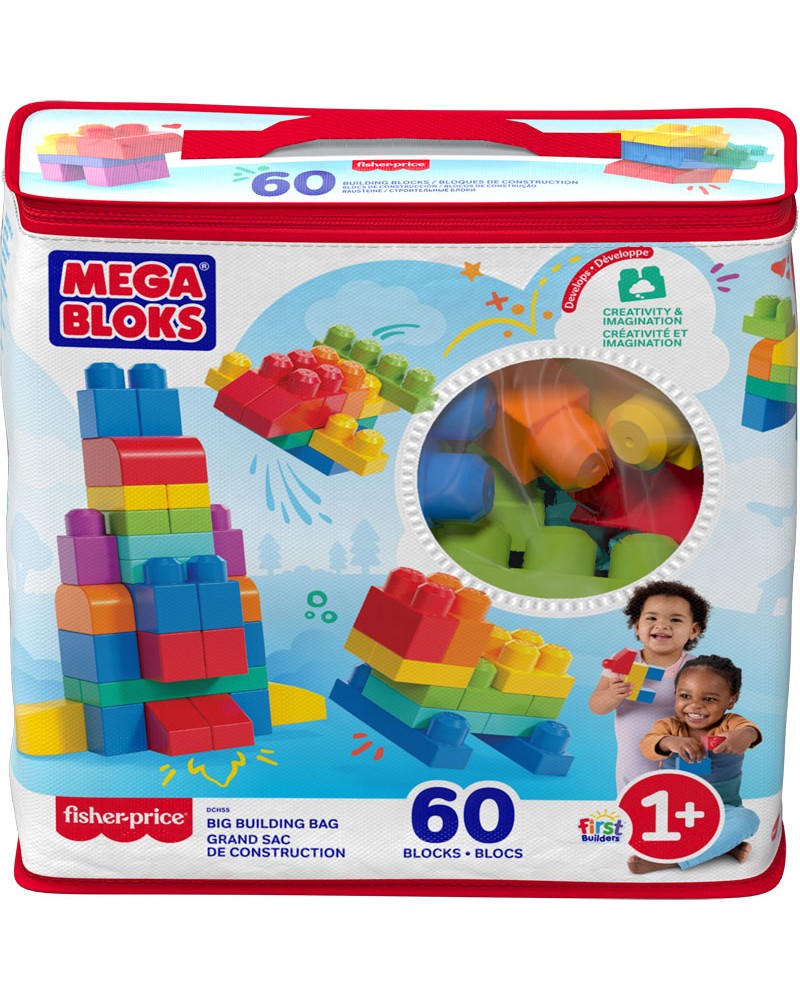 MEGA BLOKS ΤΟΥΒΛΑΚΙΑ ΤΣΑΝΤΑ 60ΤΜΧ (DCH55)