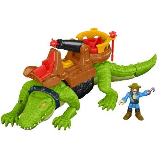 Fisher Price Imaginext Κροκόδειλος Τέρας Και Πειρατής Με Αξεσουάρ (DHH63) Fisher Price Imaginext Κροκόδειλος Τέρας Και Πειρατής Με Αξεσουάρ (DHH63)