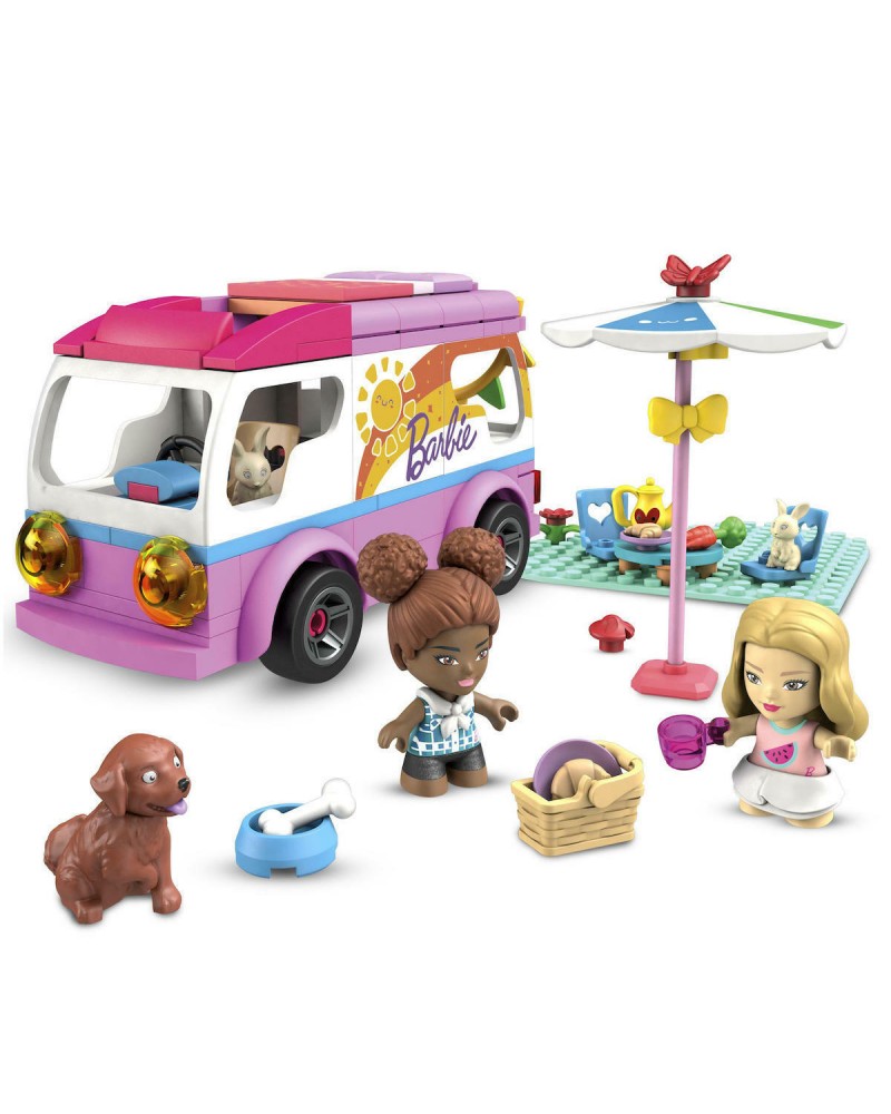 MEGA BLOKS BARBIE ΤΡΟΧΟΣΠΙΤΟ (GWR35)