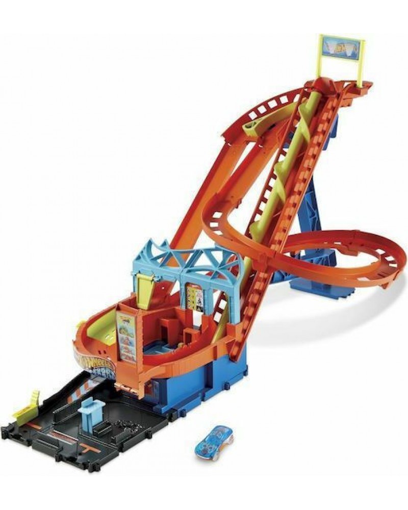 HOT WHEELS CITY - ΠΙΣΤΑ ΡΑΛΙ ΤΡΕΝΑΚΙ ΛΟΥΝΑ ΠΑΡΚ (HJV69)