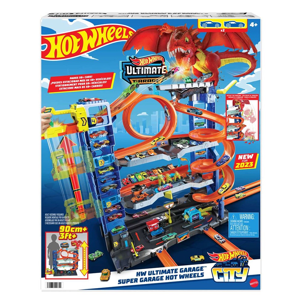 HOT WHEELS ΑΠΟΛΥΤΟ ΓΚΑΡΑΖ ΜΕ ΔΡΑΚΟ (HKX48)