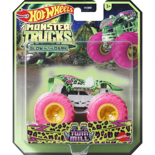 HOT WHEELS MONSTER TRUCKS GLOW IN THE DARK TWIN MILL (HVH80)