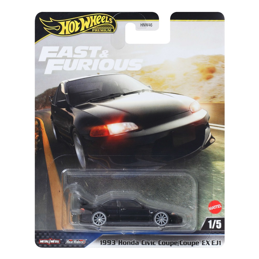 HOT WHEELS ΑΥΤΟΚΙΝΗΤΑΚΙΑ FAST & FURIOUS 1993 HONDA CIVIC COUPE / COUPE EX EJ1 (JBL90)