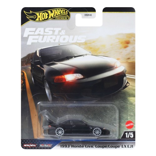 HOT WHEELS ΑΥΤΟΚΙΝΗΤΑΚΙΑ FAST & FURIOUS 1993 HONDA CIVIC COUPE / COUPE EX EJ1 (JBL90)