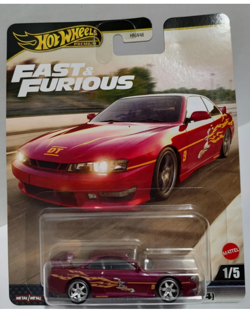 HOT WHEELS PREMIUM ΑΥΤΟΚΙΝΗΤΑΚΙΑ FAST & FURIOUS NISSAN 240SX S14 (JBL99)