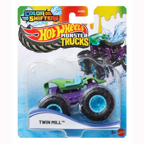 HOT WHEELS MONSTER TRUCKS COLOR SHIFTERS TWIN MILL(JDV94)