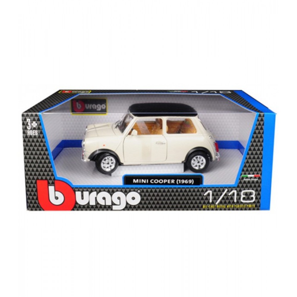 BURAGO 1/18 MINI COOPER (1969) (18/12036)