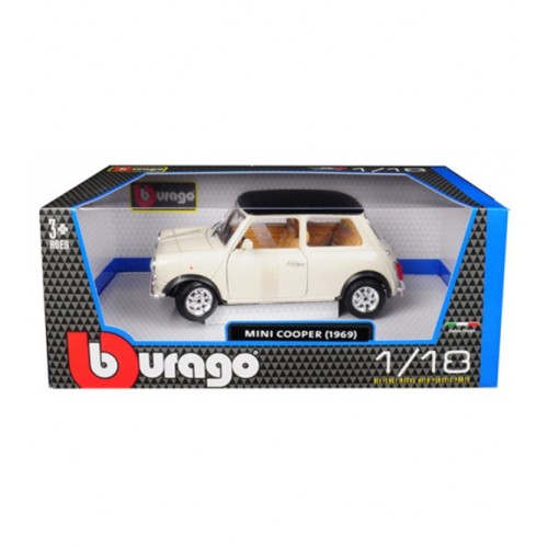 BURAGO 1/18 MINI COOPER (1969) (18/12036)