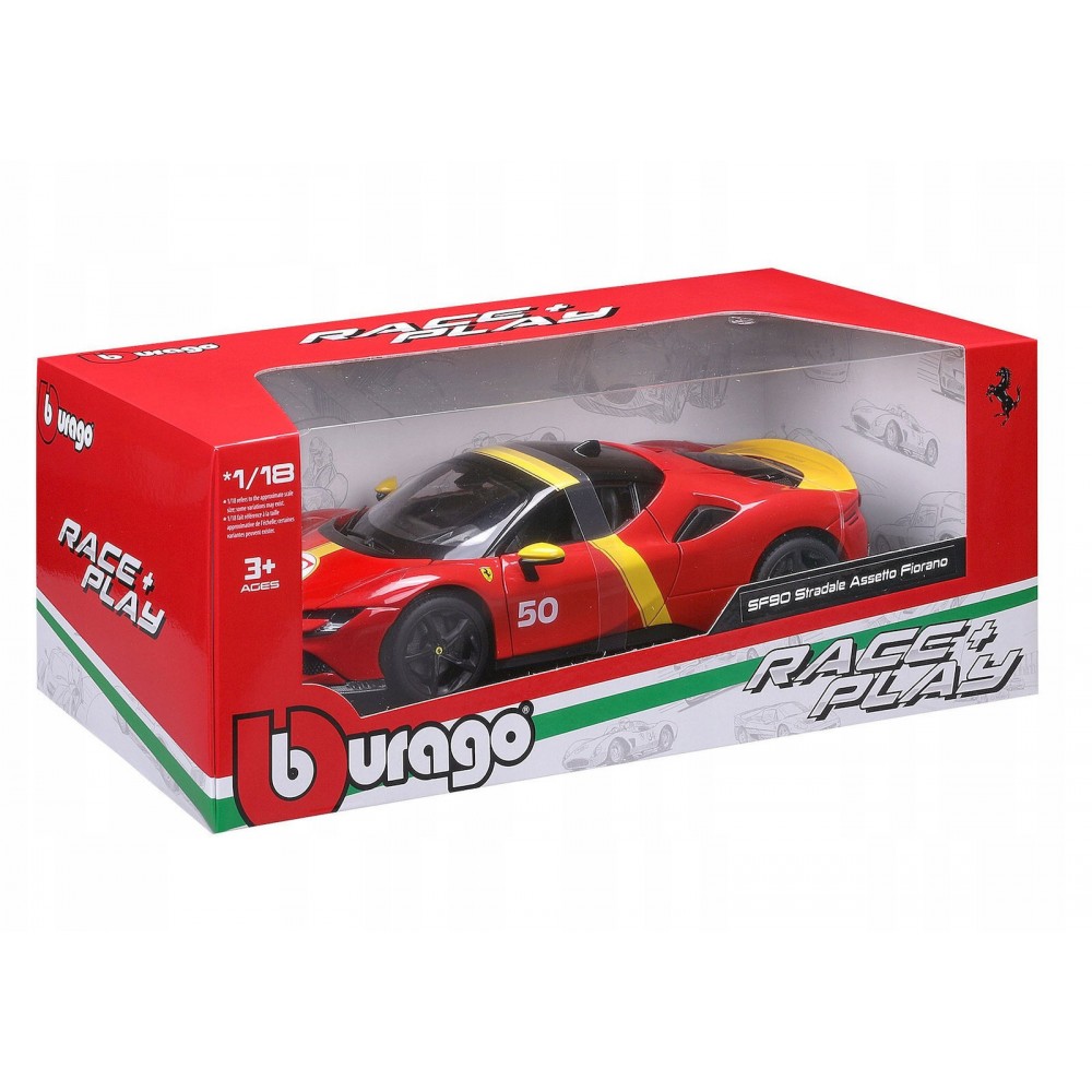 BURAGO 1/18 FERRARI SF90 STRADALE ASSETTO FIORANO (18/16021)