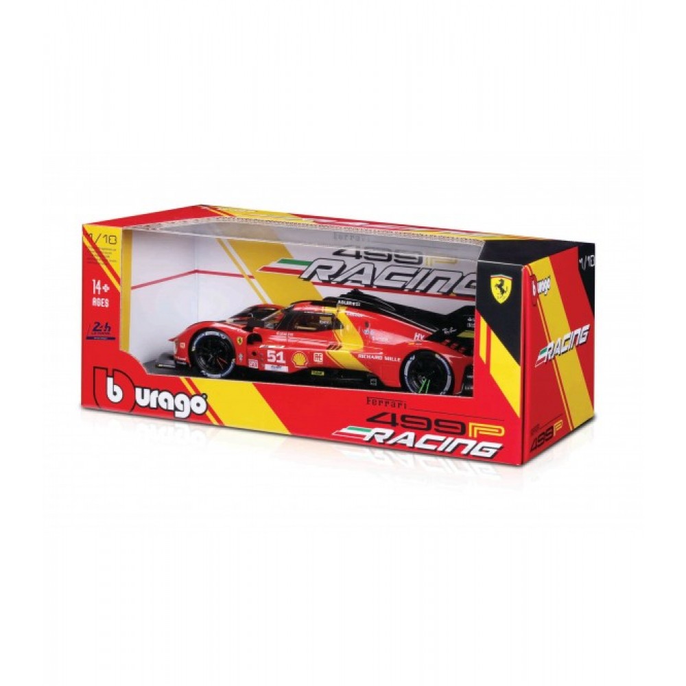 BURAGO 1/18 FERRARI RACING 499P (No. 51) (18/16301)