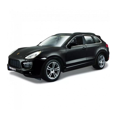 BURAGO 1/24 PLUS PORSCHE CAYENNE TURBO BLACK (18-21056)