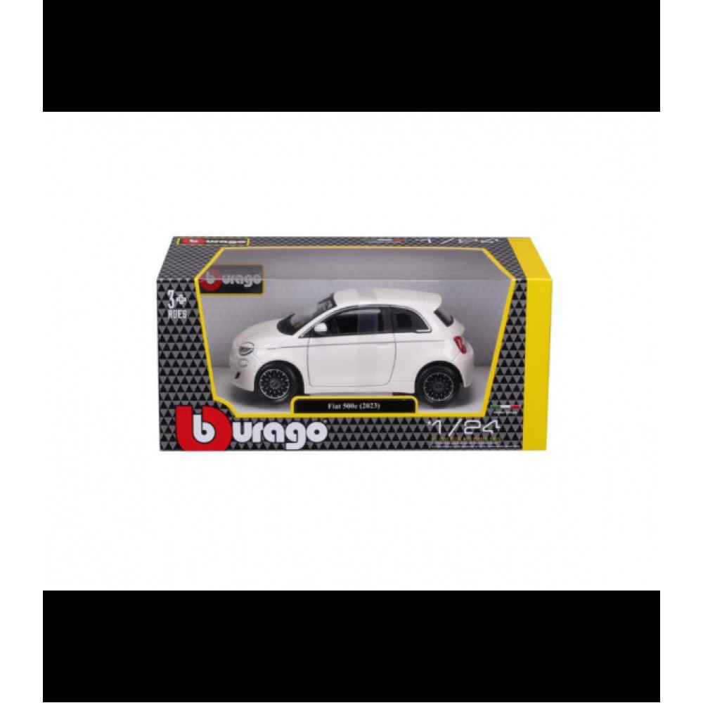 BURAGO 1/24 FIAT 500E (2023) WHITE (18/21110)