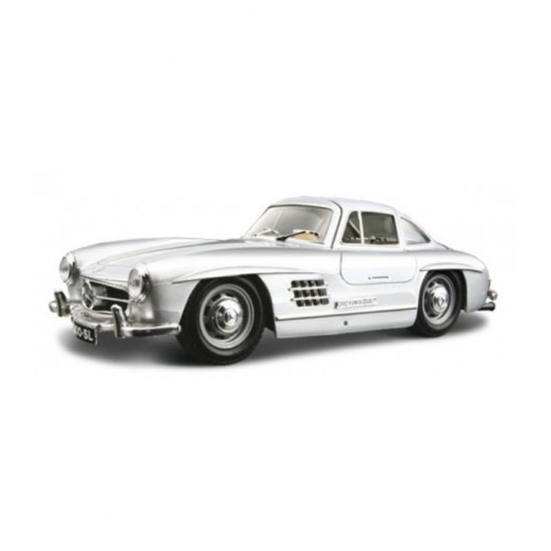 BURAGO 1:24 MERCEDES BENZ 300SL (1954) SILVER (18/22023)